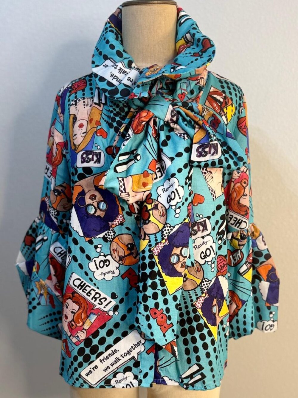 Pop Art Power Blouse